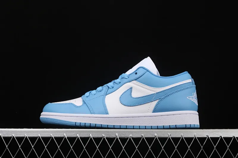 All categories Air Jordan Jordan series basketball shoes Air Jordan 1 Low new version Air Jordan 1 Low Shadow AJ1 Joe 1 North Carolina blue low-top cultural and leisure sports sneakers AO9944-441